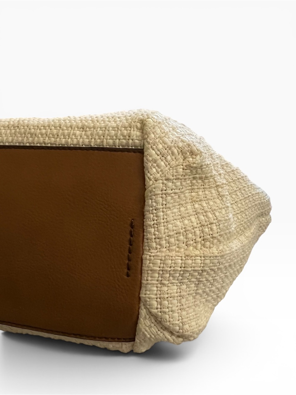 Vintage Fossil Y2K Woven Raffia Crossbody Satchel Bag - Picture 6 of 13